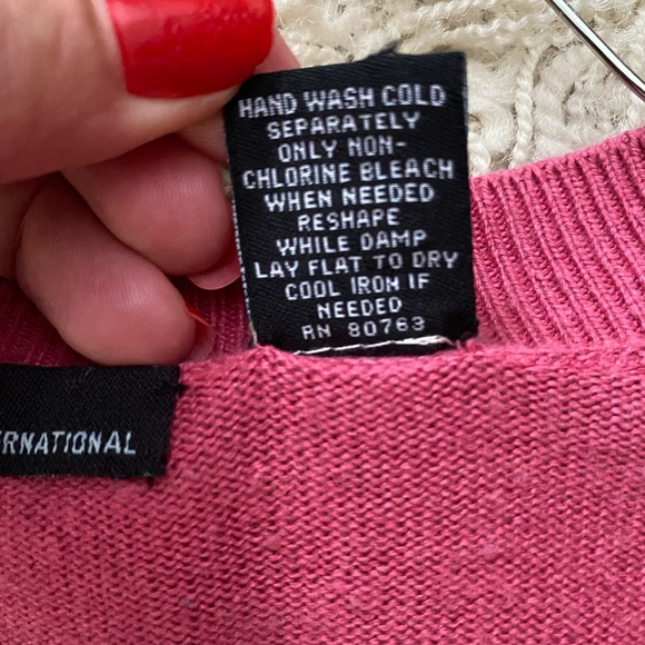 Moda International Cashmere and Silk Womens Pullover Sweater Women’s size L - Picture 7 of 7